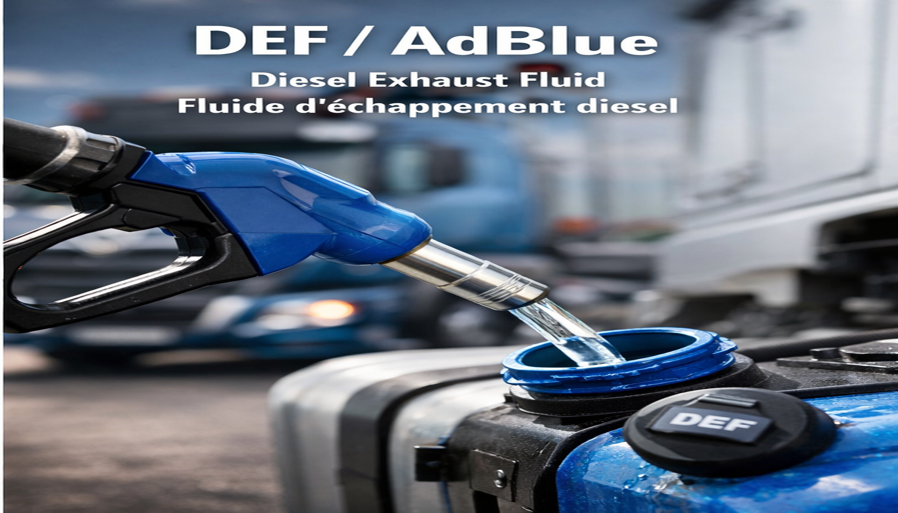 Bottling nozzles filling HDPE containers